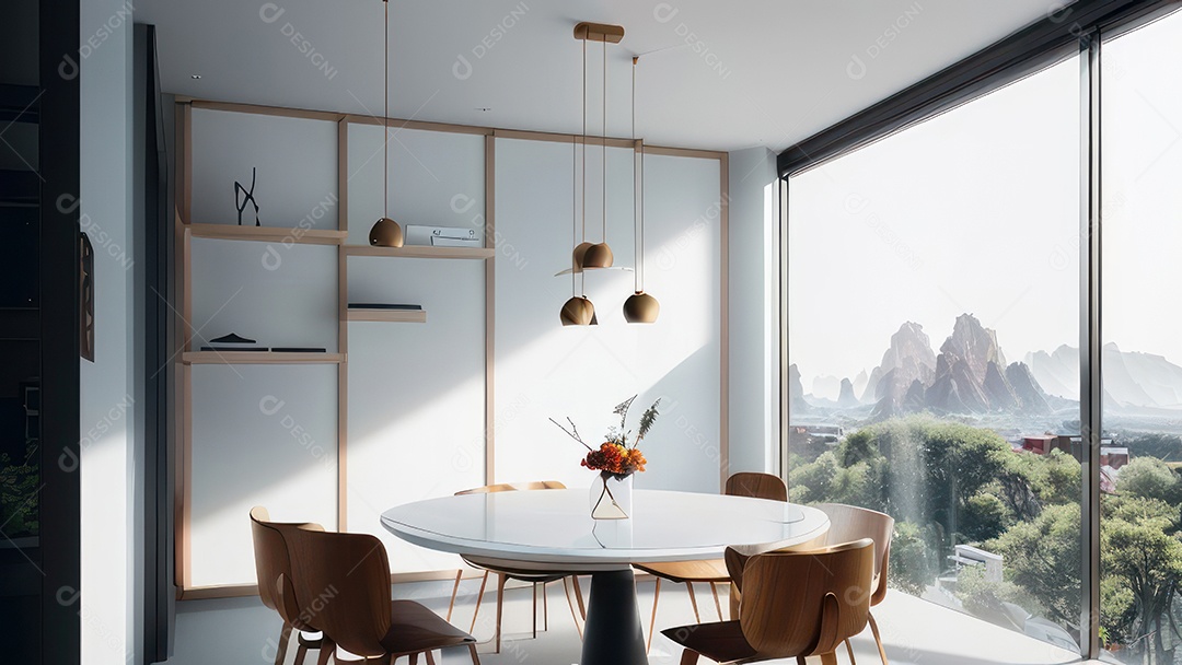 Casa decorada apartamento.