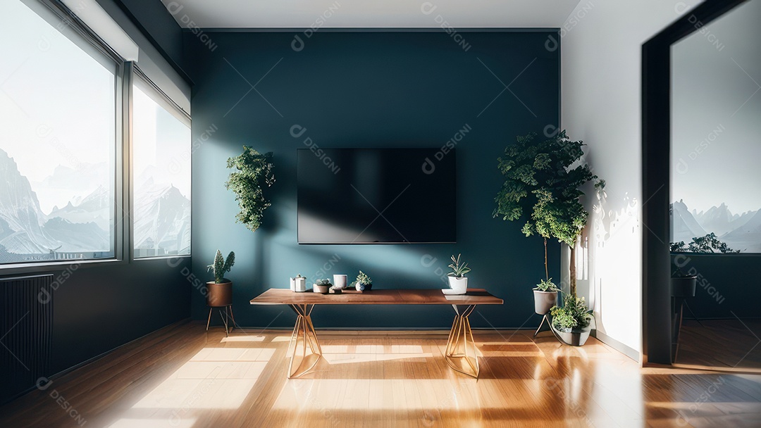 Casa decorada apartamento.