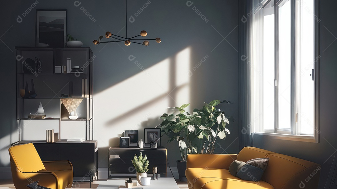 Casa decorada apartamento.