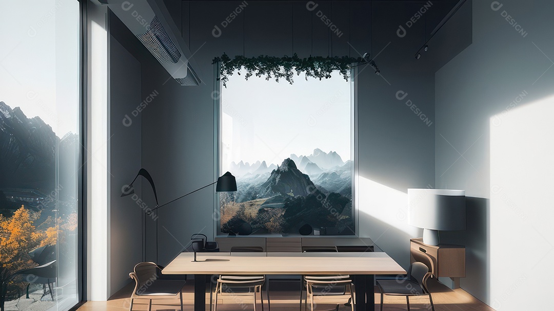 Casa decorada apartamento.