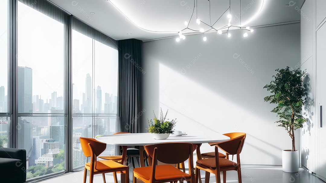 Casa decorada apartamento.