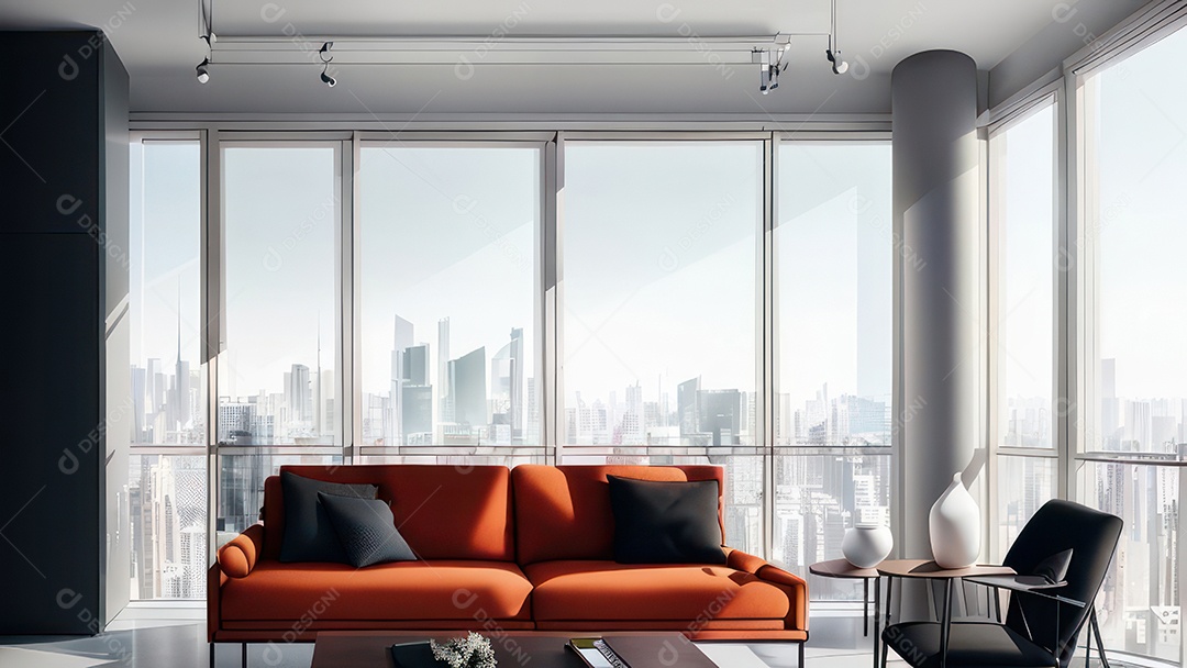 Casa decorada apartamento.