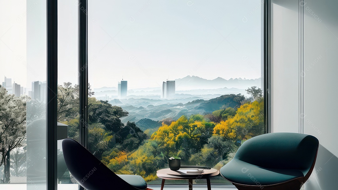 Casa decorada apartamento.