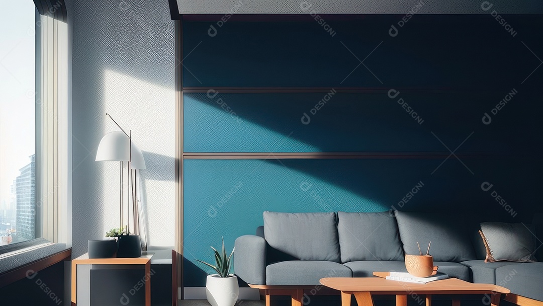 Casa decorada apartamento.