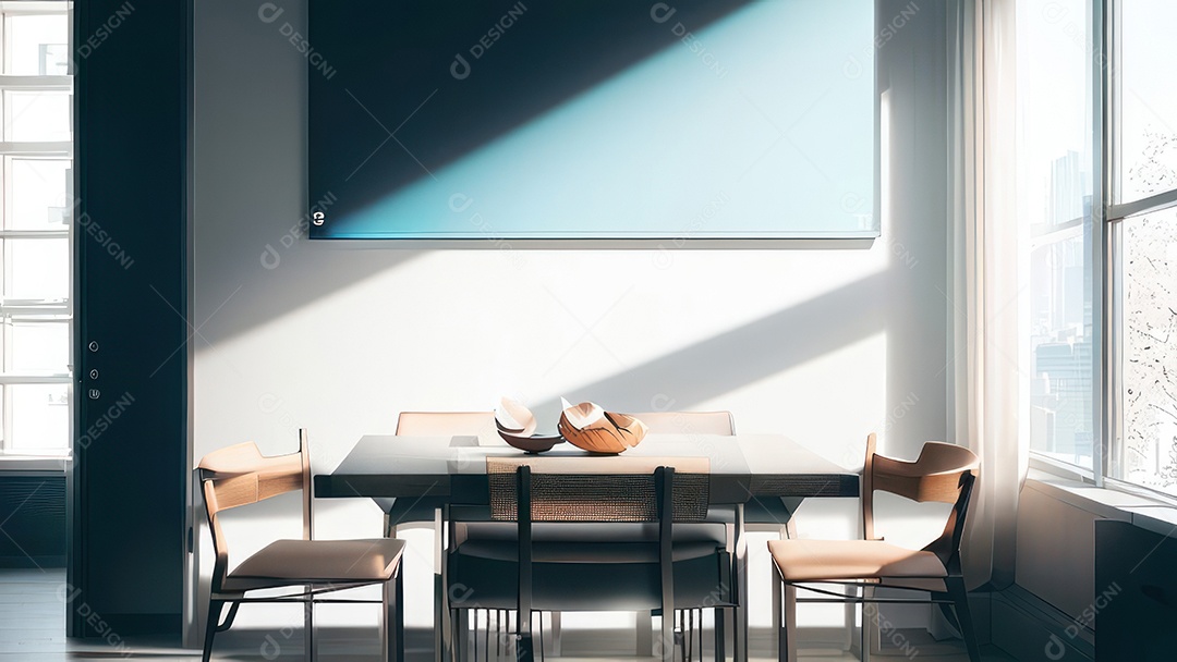 Casa decorada apartamento.