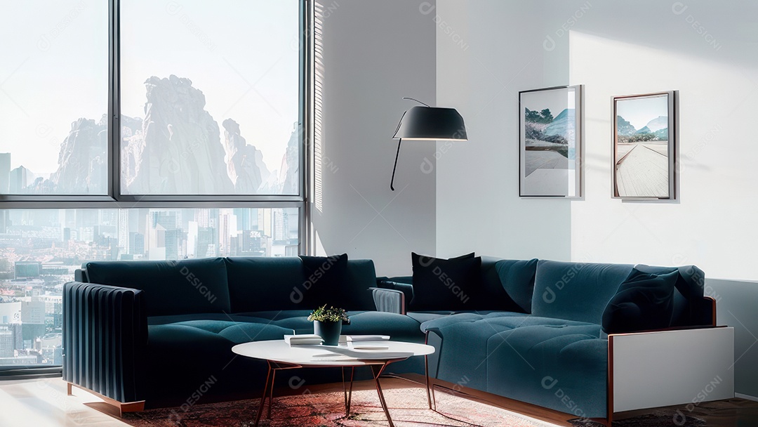 Casa decorada apartamento.