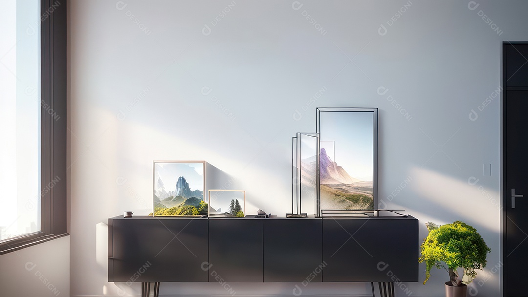 Casa decorada apartamento.