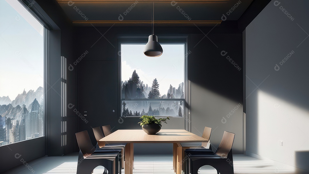 Casa decorada apartamento.