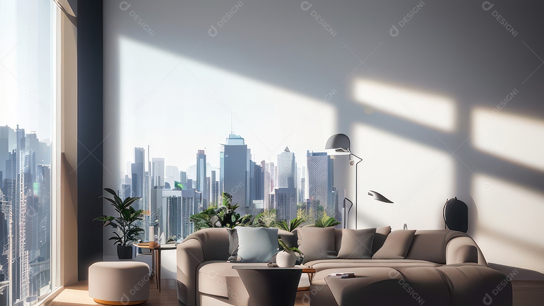 Casa decorada apartamento.