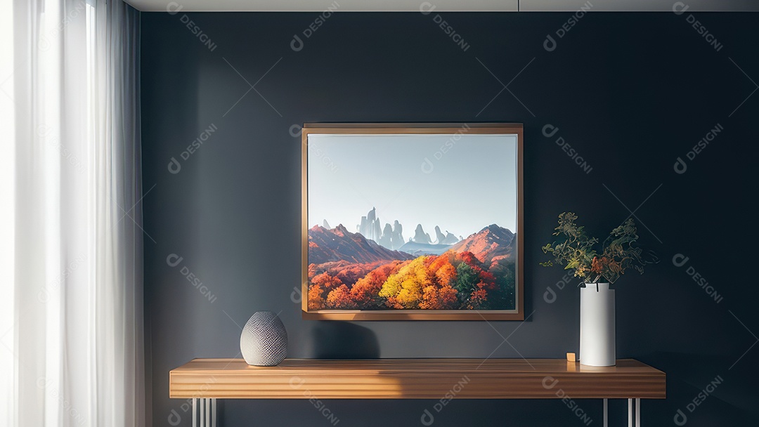 Casa decorada apartamento.