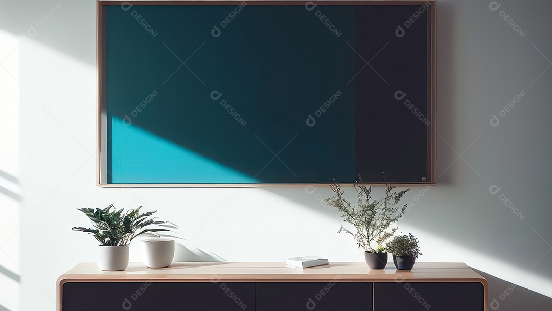 Casa decorada apartamento.