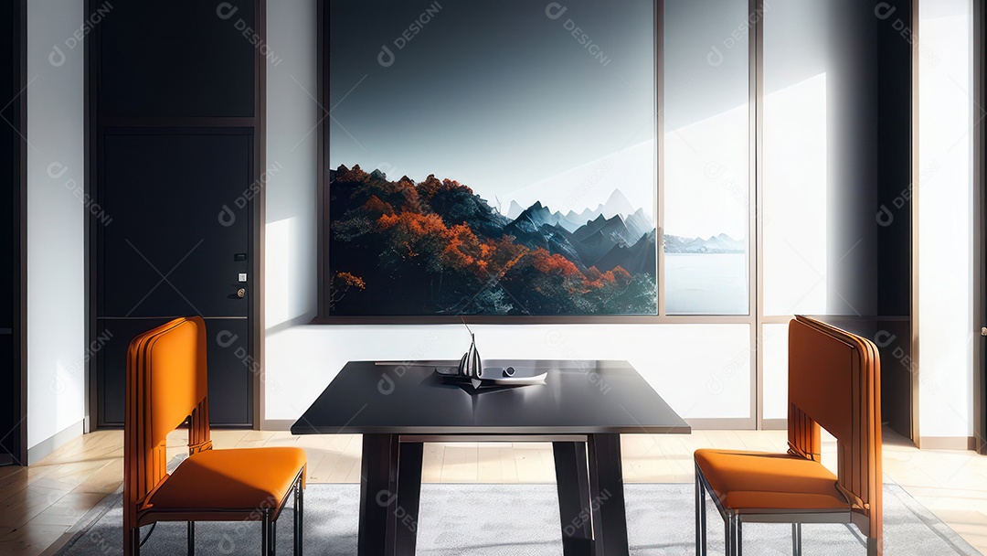 Casa decorada apartamento.