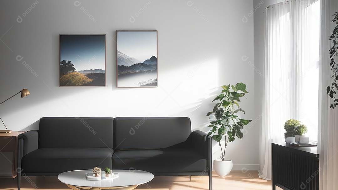 Casa decorada apartamento.