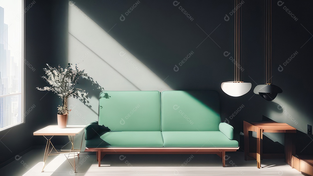 Casa decorada apartamento.