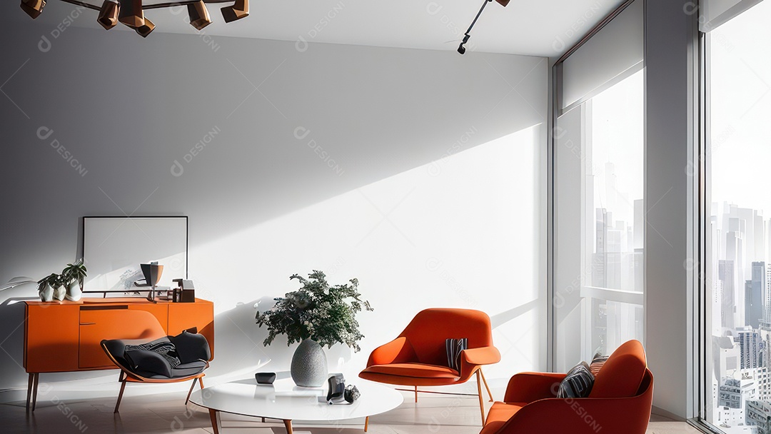 Casa decorada apartamento.