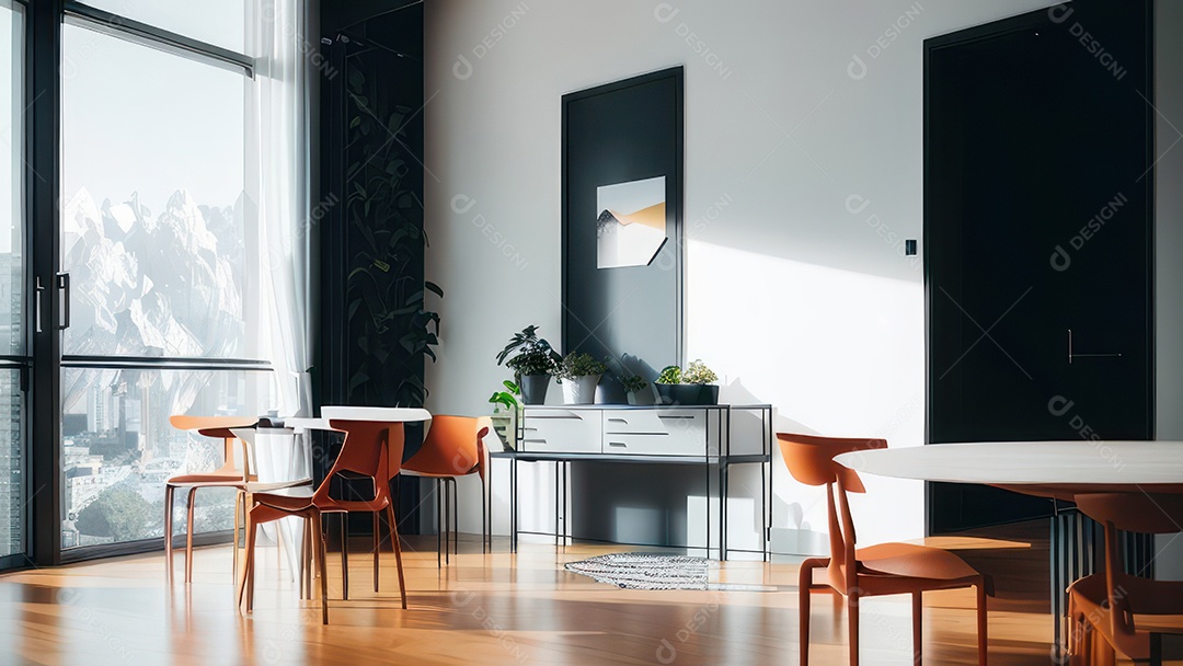 Casa decorada apartamento.