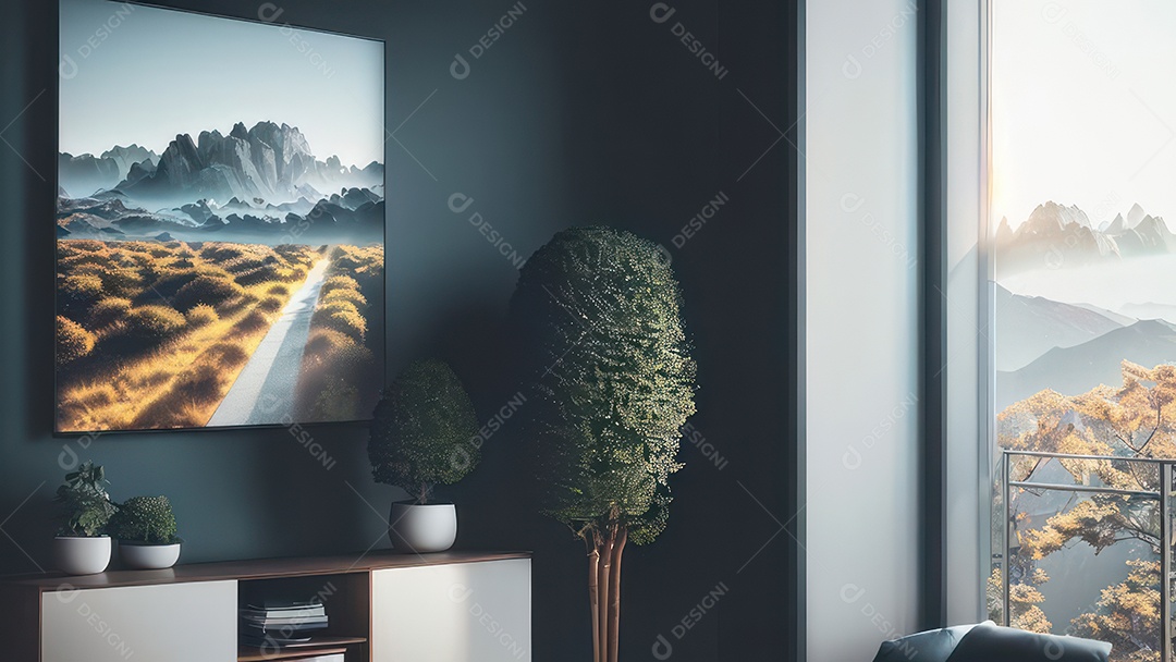 Linda Casa decorada.