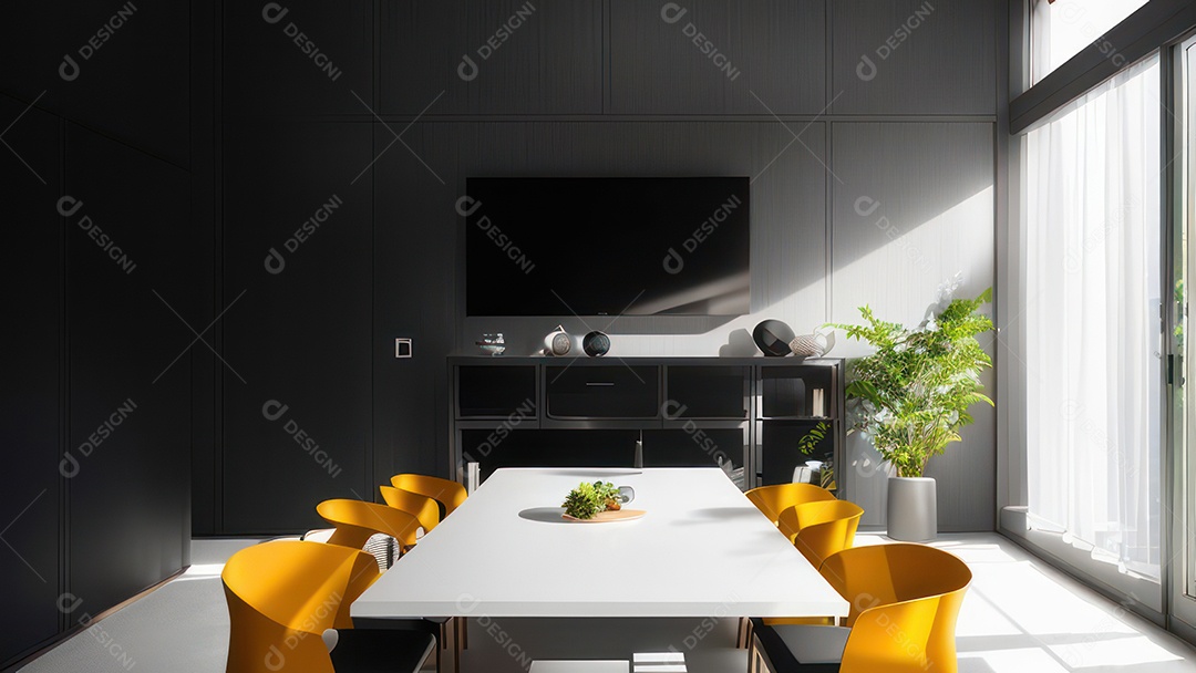 Casa decorada apartamento.