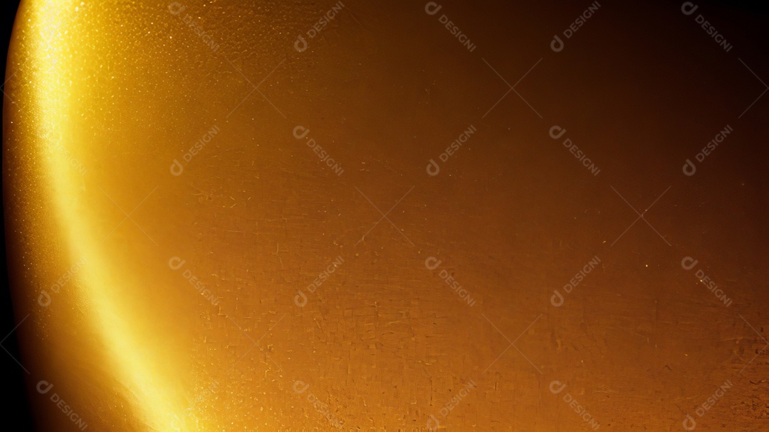 Formas abstratas douradas.