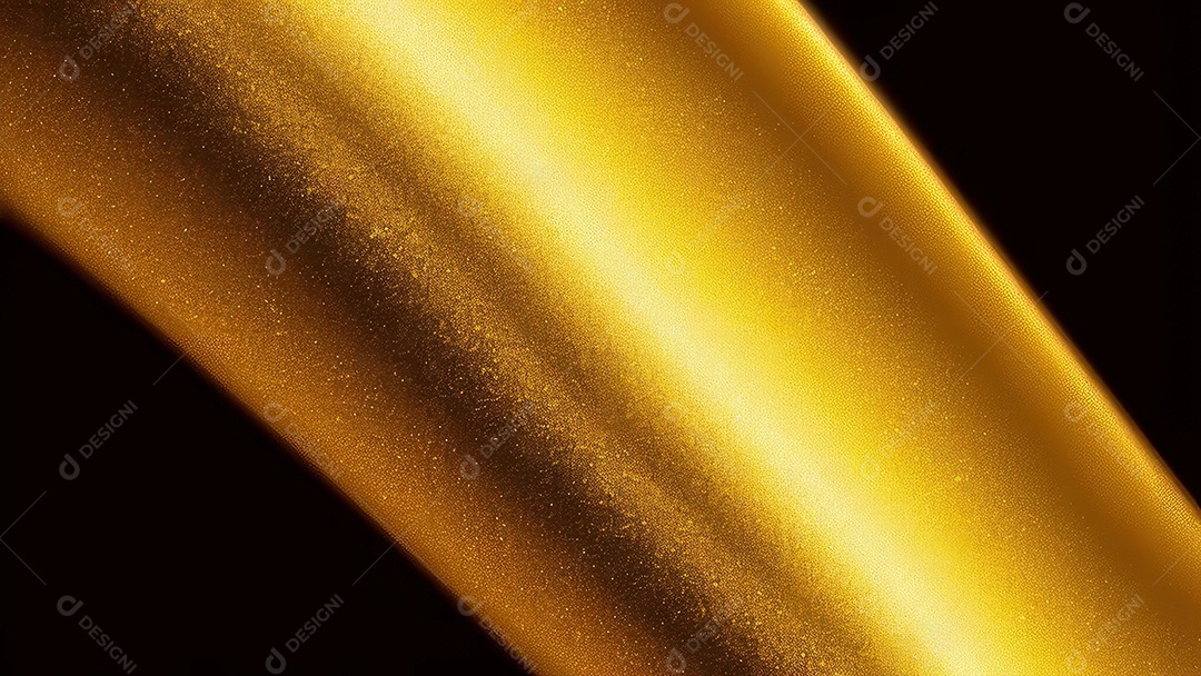 Formas abstratas douradas.