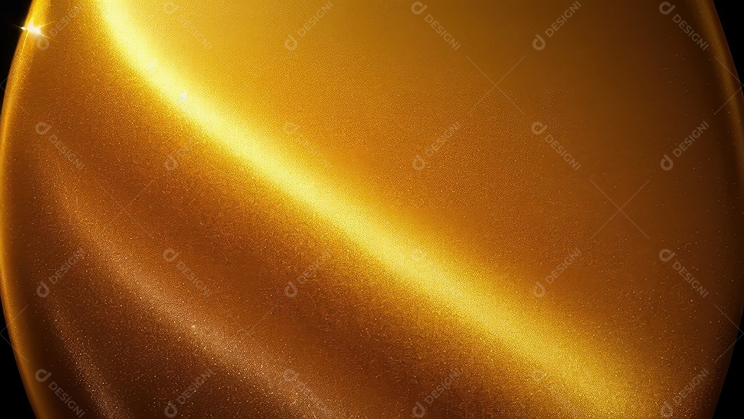 Formas abstratas douradas.