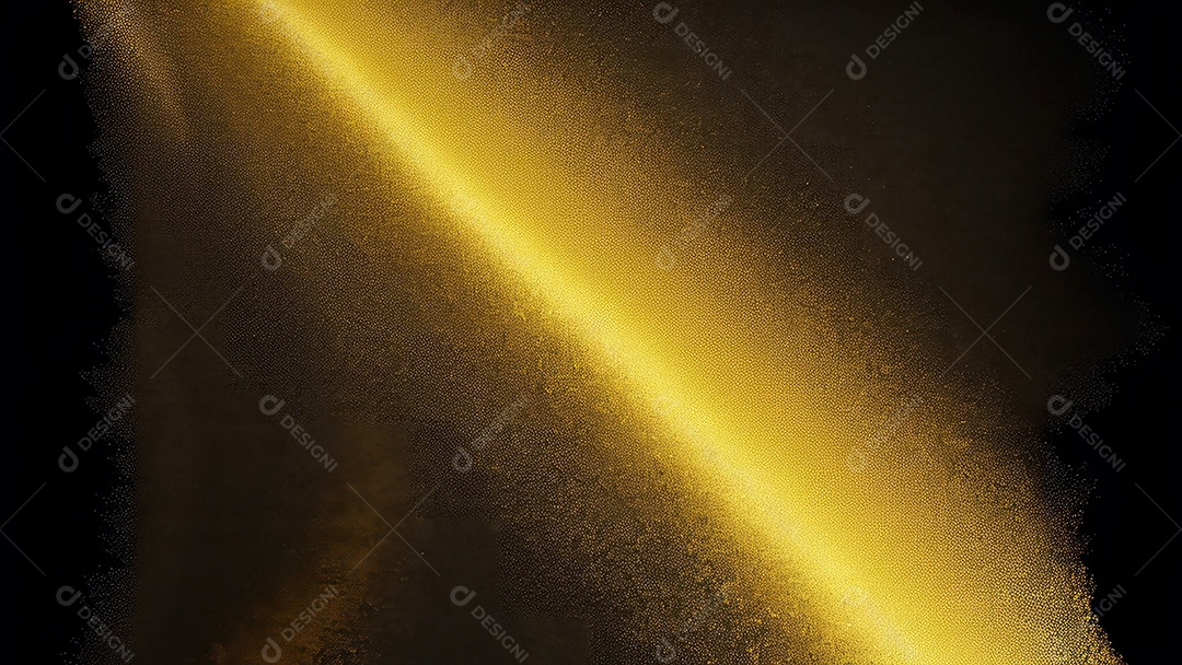 Formas abstratas douradas.