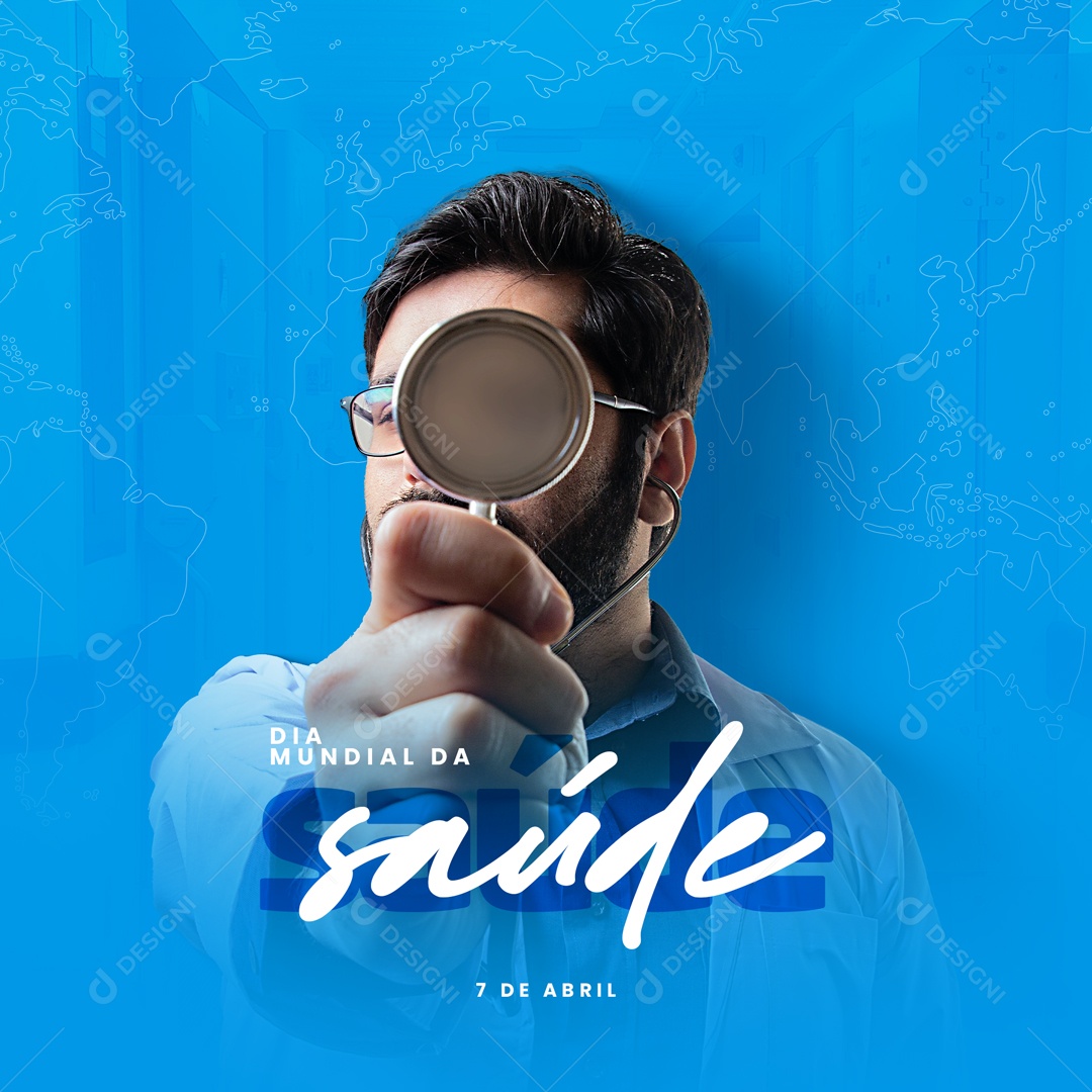Dia Mundial Da Saúde 07 De Abril Social Media PSD Editável