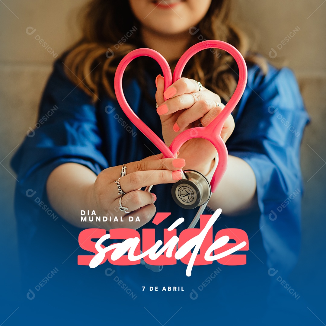 Dia Mundial Da Saúde 07 De Abril Social Media PSD Editável
