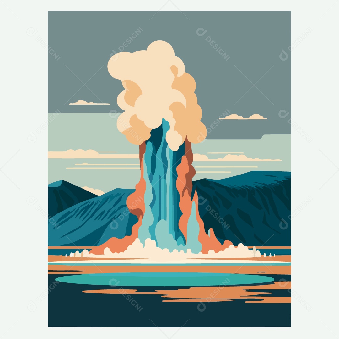 Ilustração Vetorial Dia Mundial da Água Vetor EPS Editável