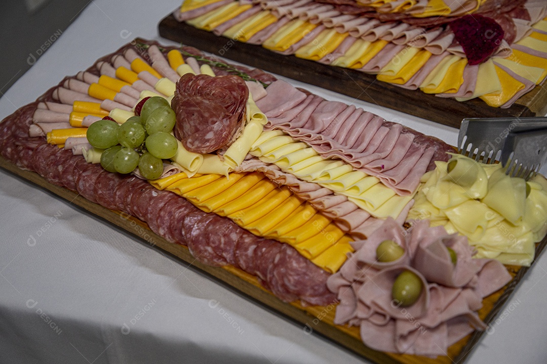 Mesa de um café da manhã