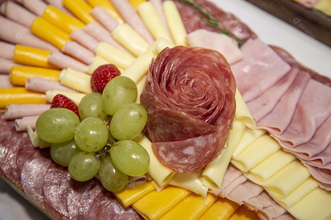 Mesa de um café da manhã