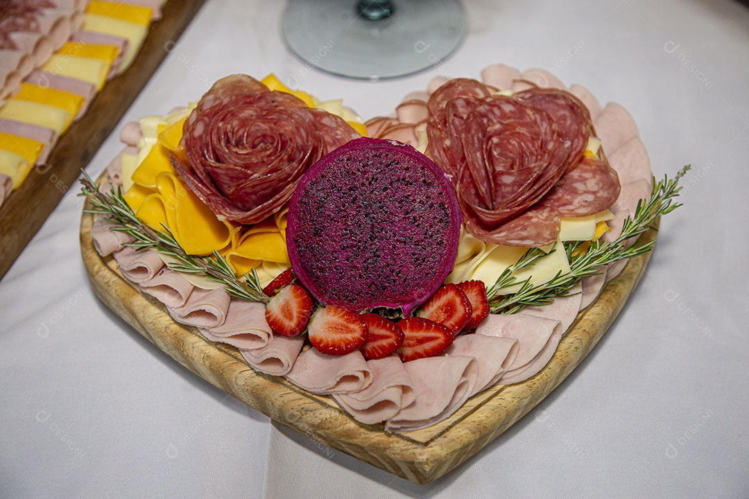 Mesa de um café da manhã