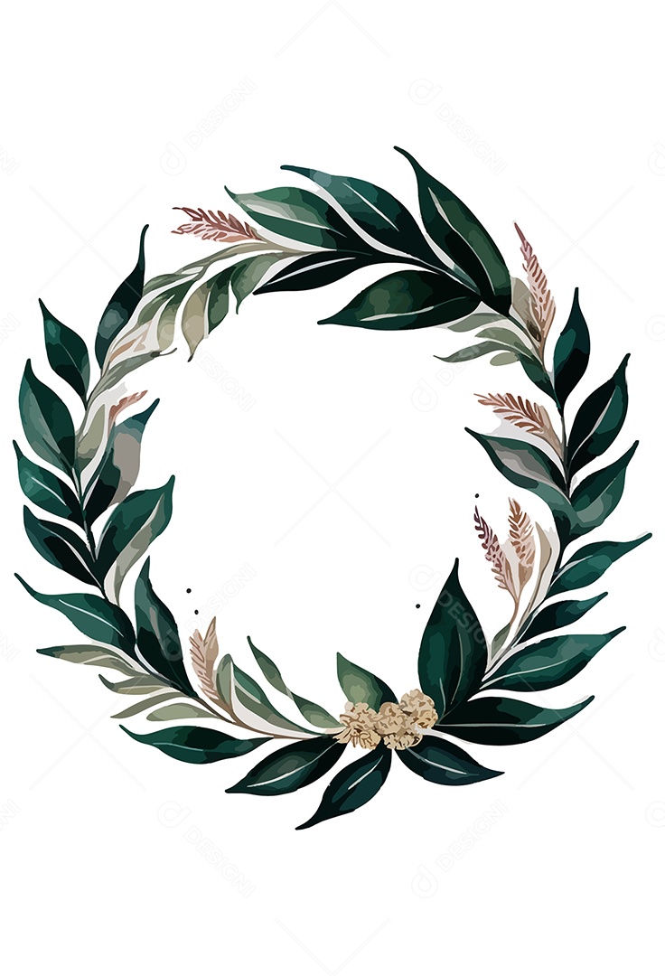 Desenhos De Flores Em Aquarela Vetor EPS