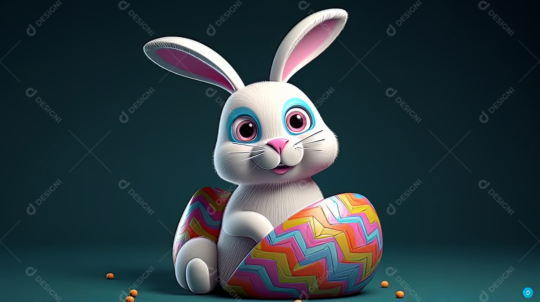 Páscoa uma época cheia de cor e significado religioso 3D isométrico.