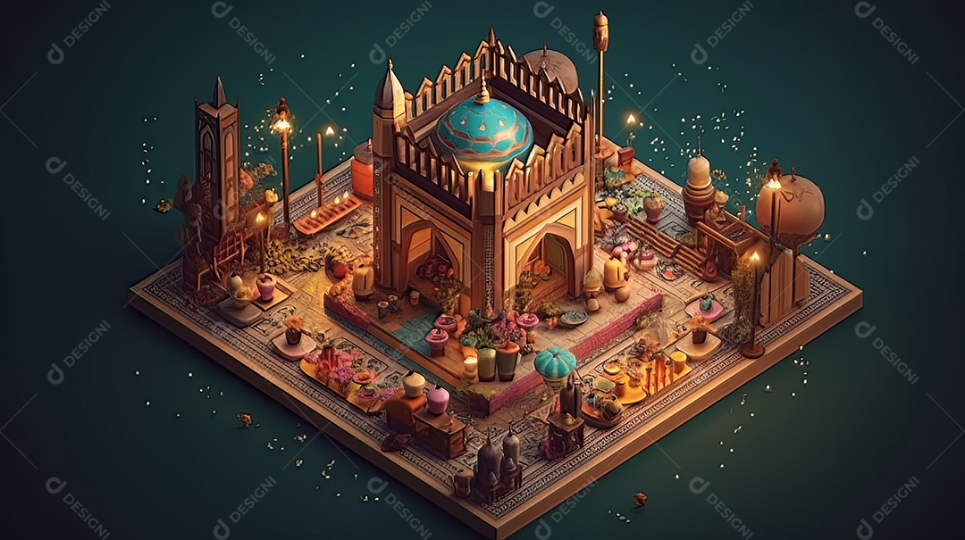 Ramadã O nono mês do calendário islâmico Observado pelos muçulmanos em todo o mundo como Um mês de oração em jejum repercute na sociedade Mês que comemora os primeiros versos do Profeta Muhammad.