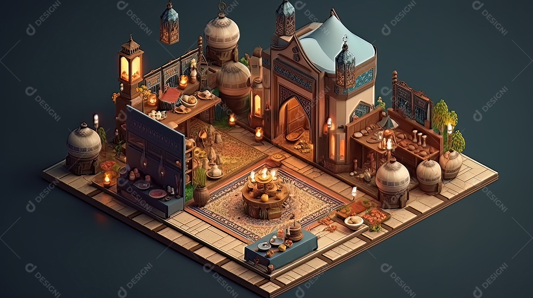 Ramadã O nono mês do calendário islâmico Observado pelos muçulmanos em todo o mundo como Um mês de oração em jejum repercute na sociedade Mês que comemora os primeiros versos do Profeta Muhammad.