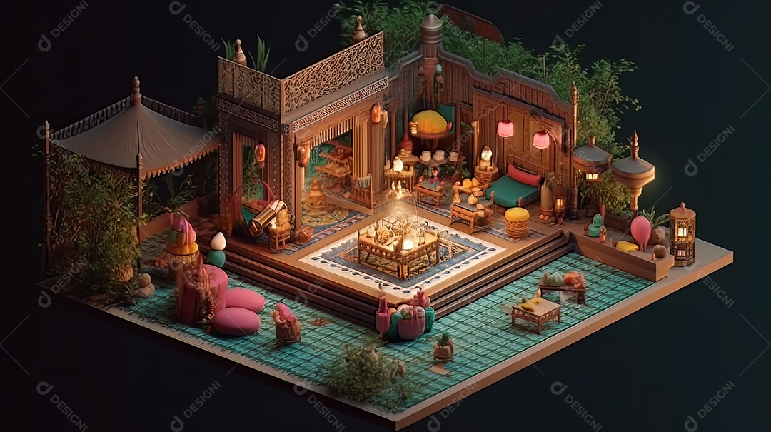 Ramadã O nono mês do calendário islâmico Observado pelos muçulmanos em todo o mundo como Um mês de oração em jejum repercute na sociedade Mês que comemora os primeiros versos do Profeta Muhammad.