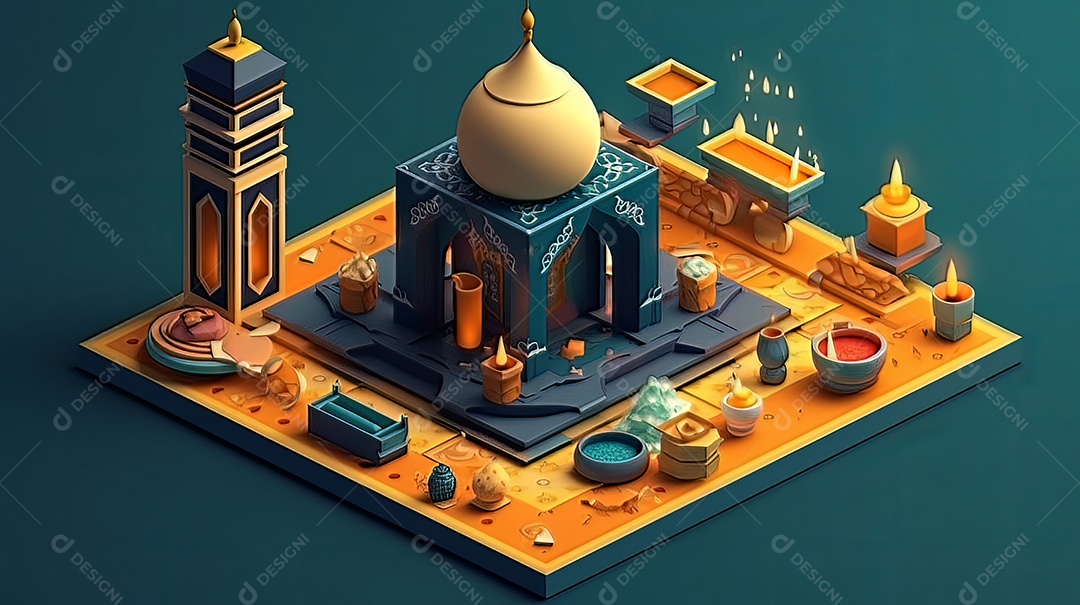 Ramadã O nono mês do calendário islâmico Observado pelos muçulmanos em todo o mundo como Um mês de oração em jejum repercute na sociedade Mês que comemora os primeiros versos do Profeta Muhammad.