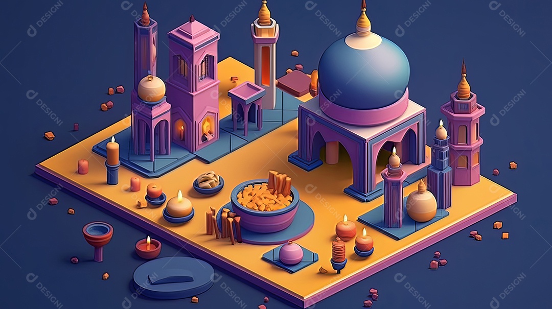 Ramadã O nono mês do calendário islâmico Observado pelos muçulmanos em todo o mundo como Um mês de oração em jejum repercute na sociedade Mês que comemora os primeiros versos do Profeta Muhammad.