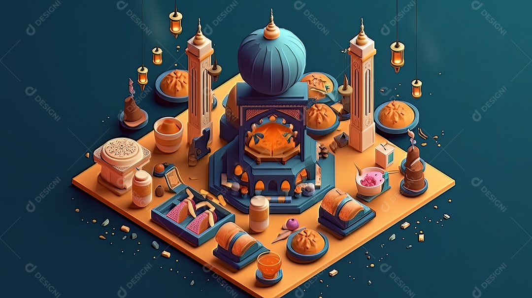 Ramadã O nono mês do calendário islâmico Observado pelos muçulmanos em todo o mundo como Um mês de oração em jejum repercute na sociedade Mês que comemora os primeiros versos do Profeta Muhammad.