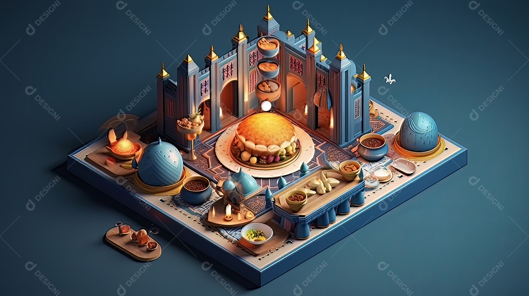 Ramadã O nono mês do calendário islâmico Observado pelos muçulmanos em todo o mundo como Um mês de oração em jejum repercute na sociedade Mês que comemora os primeiros versos do Profeta Muhammad.