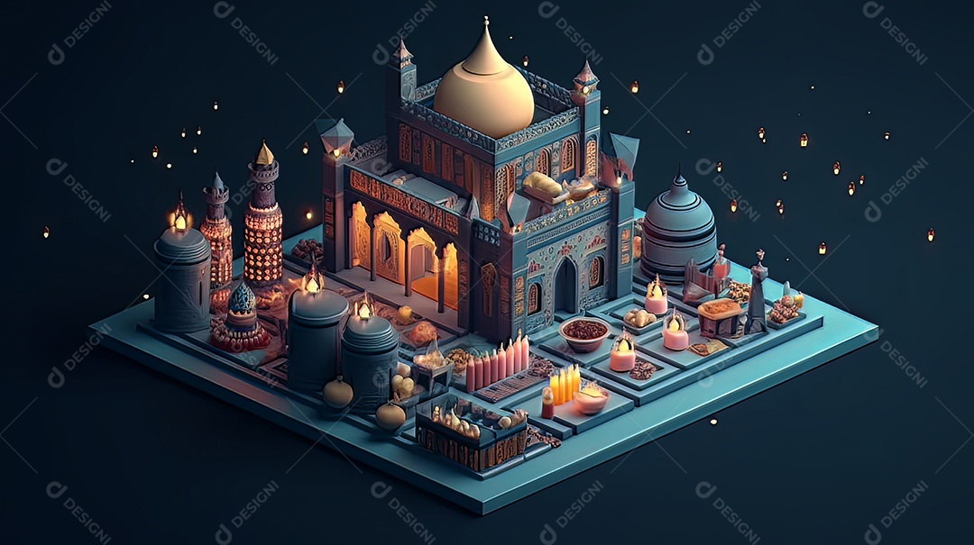 Ramadã O nono mês do calendário islâmico Observado pelos muçulmanos em todo o mundo como Um mês de oração em jejum repercute na sociedade Mês que comemora os primeiros versos do Profeta Muhammad.