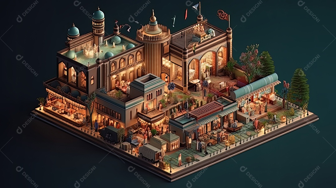 Ramadã O nono mês do calendário islâmico Observado pelos muçulmanos em todo o mundo como Um mês de oração em jejum repercute na sociedade Mês que comemora os primeiros versos do Profeta Muhammad.