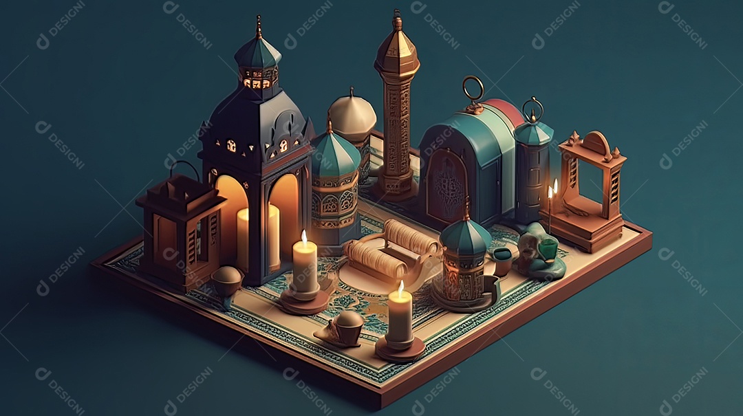 Ramadã O nono mês do calendário islâmico Observado pelos muçulmanos em todo o mundo como Um mês de oração em jejum repercute na sociedade Mês que comemora os primeiros versos do Profeta Muhammad.