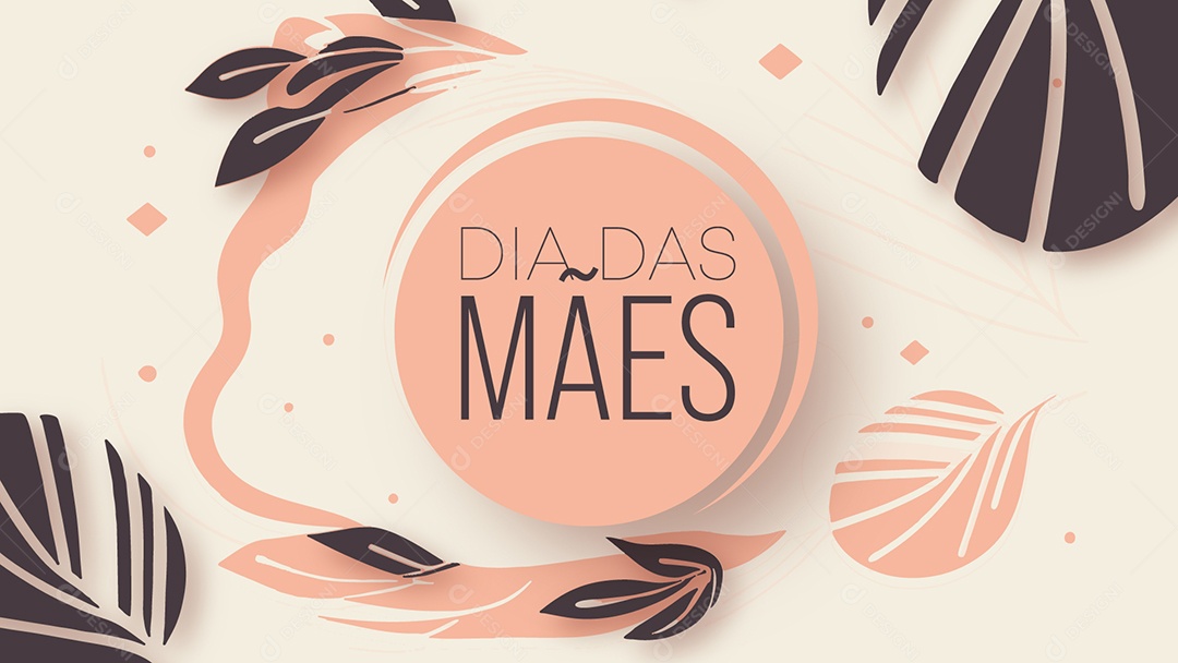 Layout Dia Das Mães AI + EPS Editável