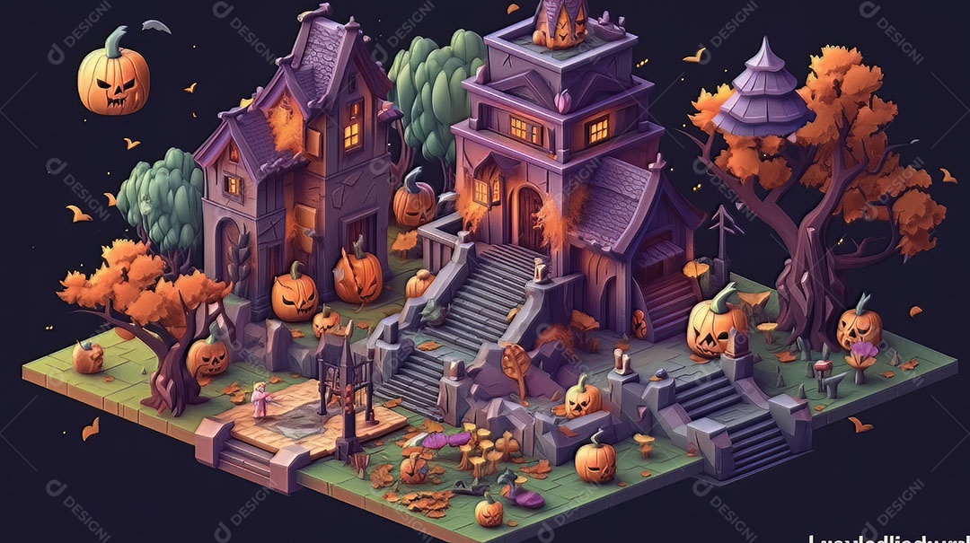 Dia de Halloween olhos de Jack O lanternas doces ou travessuras Samhain Todas as Relíquias véspera de todos os santos assustador Horror Fantasma Demônio background 31 de outubro.