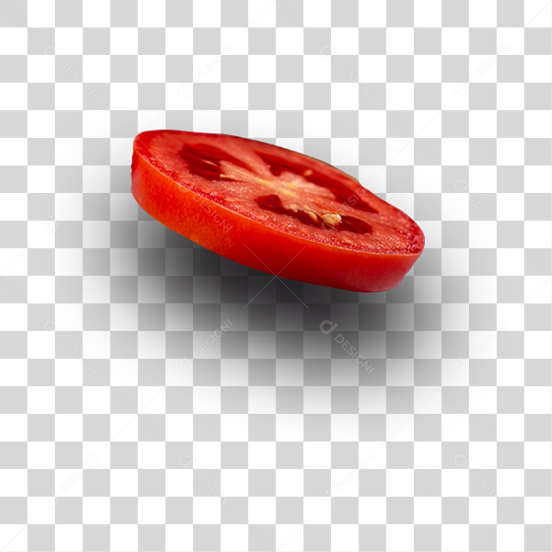 Fatia de Tomate PNG Transparente