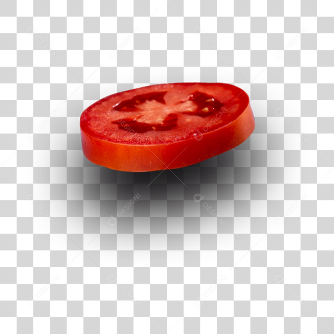 Fatia de Tomate PNG Transparente