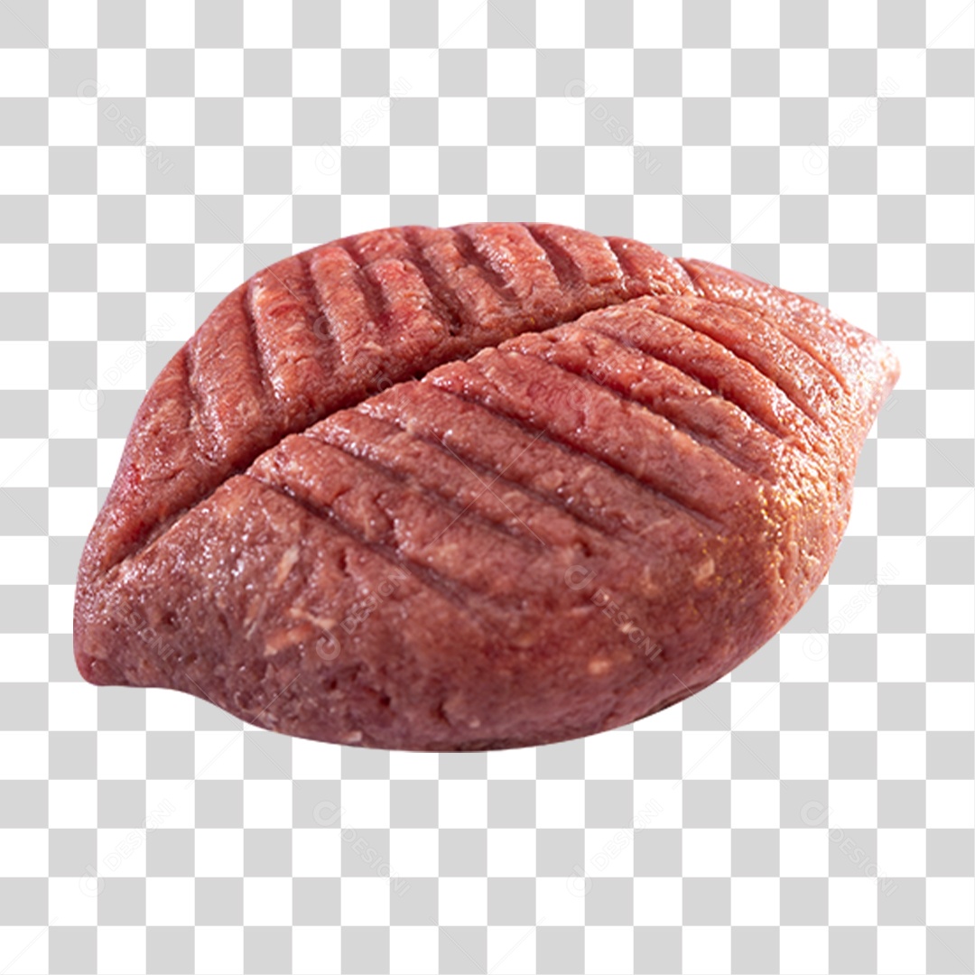 Carne Moída em Forma de Folha PNG Transparente