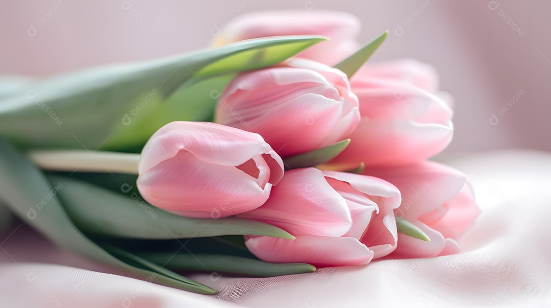 Lindas flores sobre fundo isolado